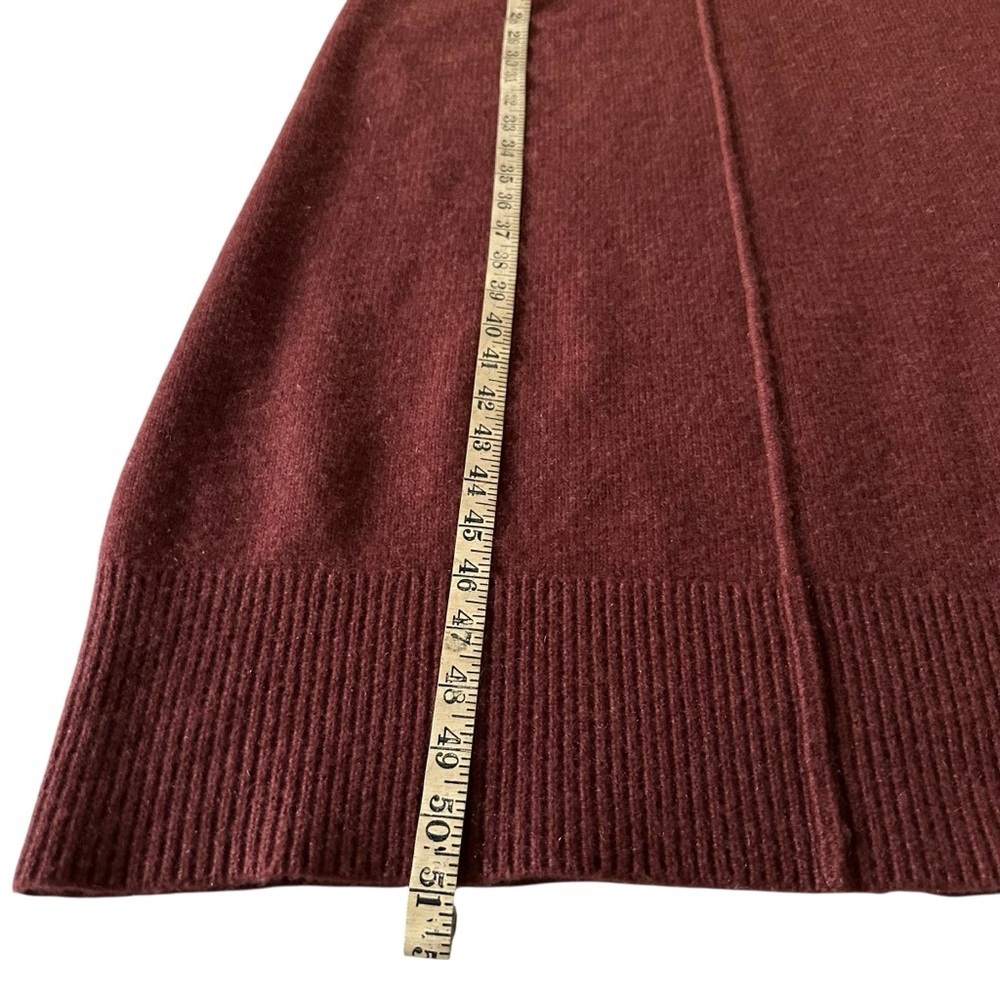 Co Collection Cashmere Midi Sweater Dress XS Rust - Picture 13 of 13